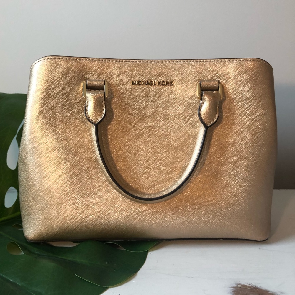 Michael Kors Gold Purse